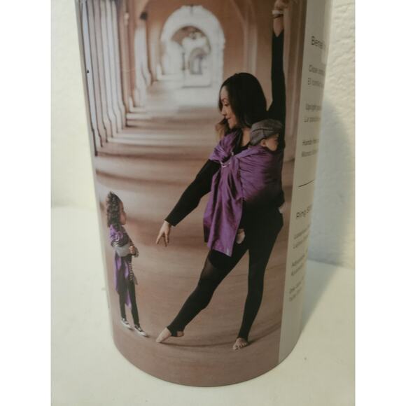 New! Koru Carrier Double Layer Dupioni Silk Baby Ring Sling 8-35 lbs Red - Picture 1 of 5